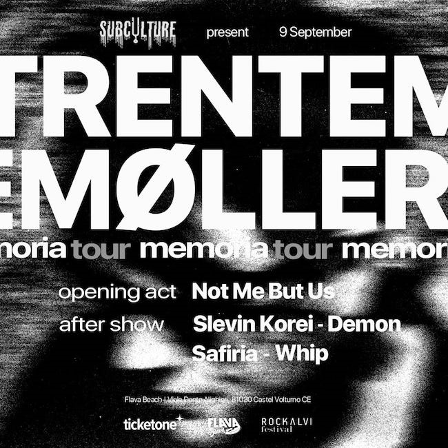 On Saturday, September 9, Campania will host the first concert of Trentemöller, a well-known Danish artist, in Campania.  A concert set of indie electronic music is expected.
